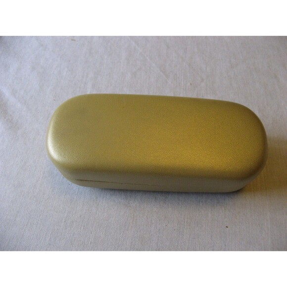 Glasses Case Hard Shell Gold JM New York Memory Foam Lining Joy Mangano + Bag - Picture 4 of 5